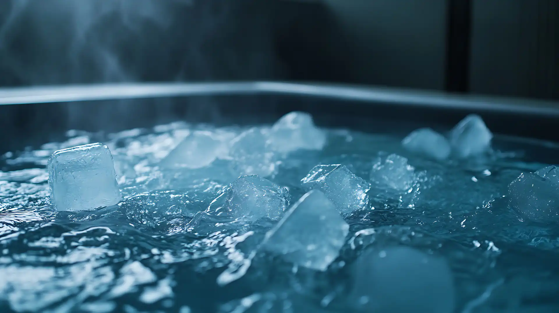 Cold plunge recovery at Vine Fitness